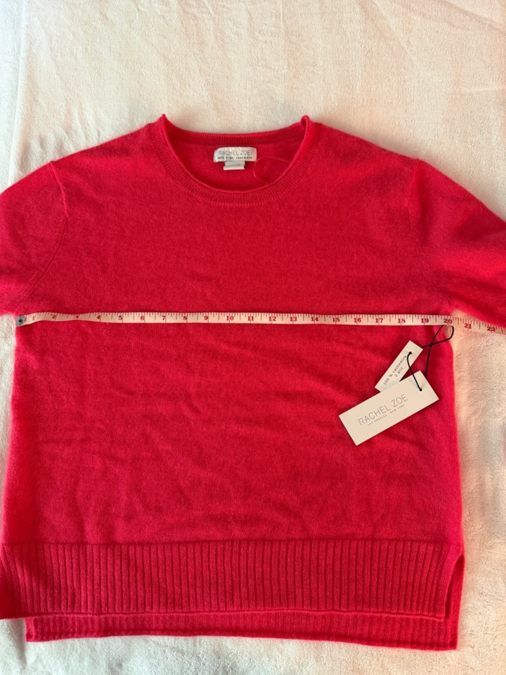 Rachel Zoe Bright Pink Crewneck Sweater